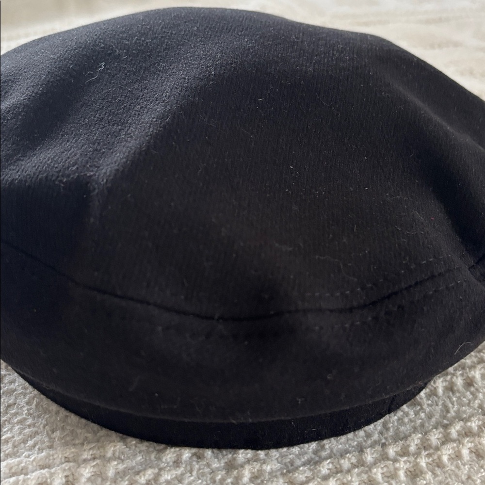 Trina Turk Black Brim Classic Baker Cap - Picture 7 of 12